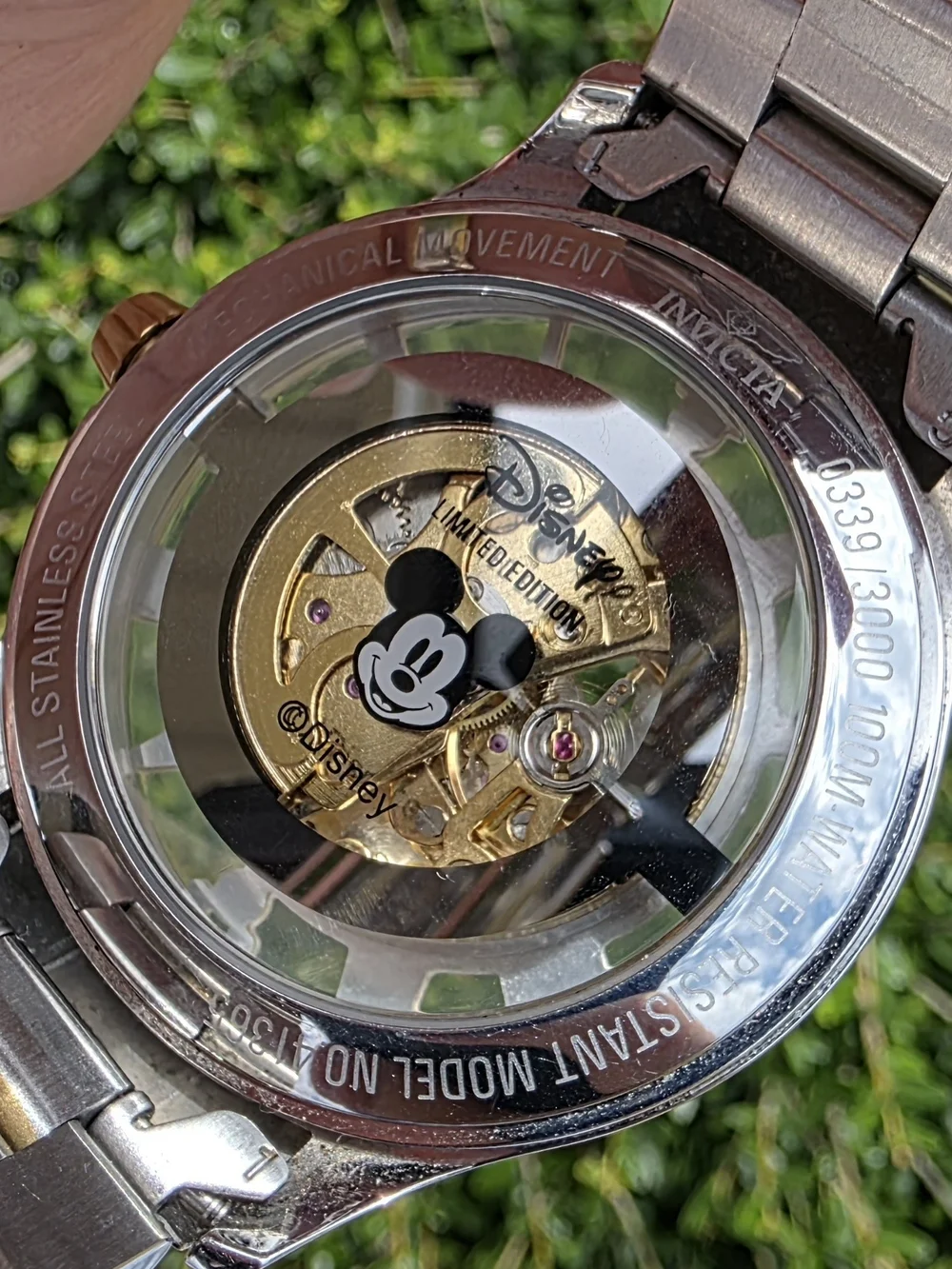 Invicta Disney Limited Edition Mickey Mouse Men's Watch Model 41365 Gold Silver
